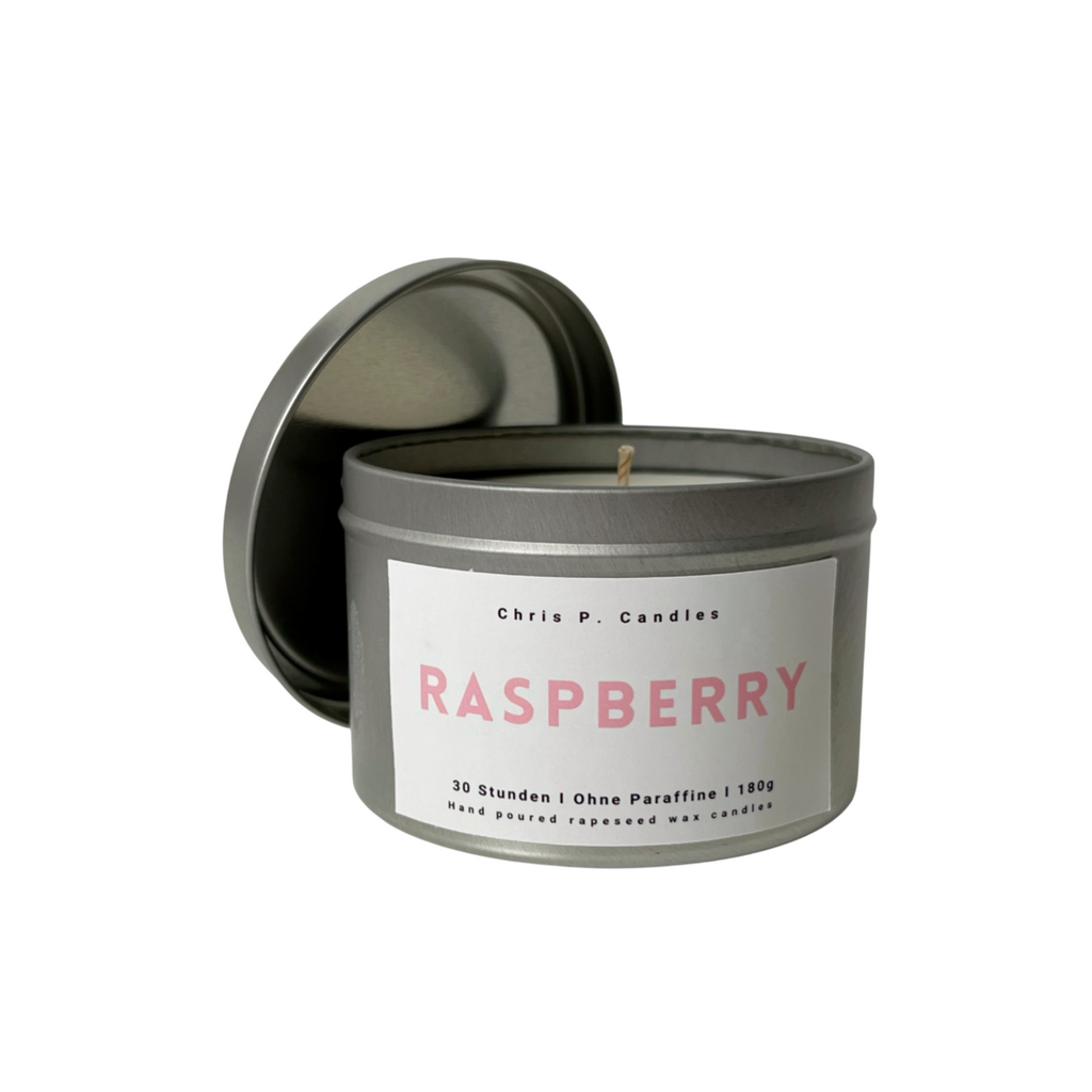 Die beste fruchtige Raspberry Duftkerze mit Himbeerduft für dich der für deine beste Freundin als Geschenk.
